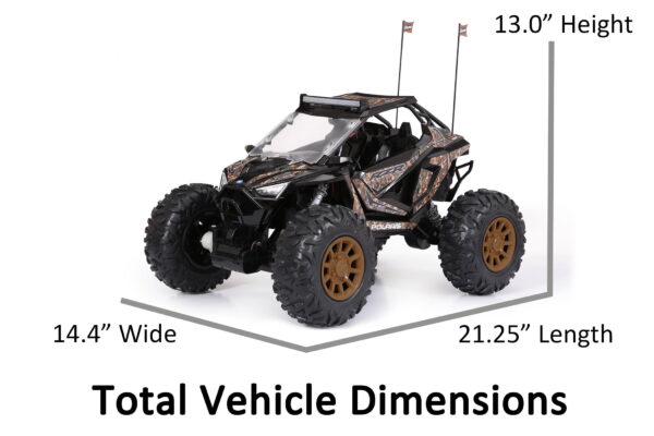 New Bright (1:5) Polaris RZR XP Pro 12.8V Battery Radio Control ATV 2.4GHz, 60875U - Image 3