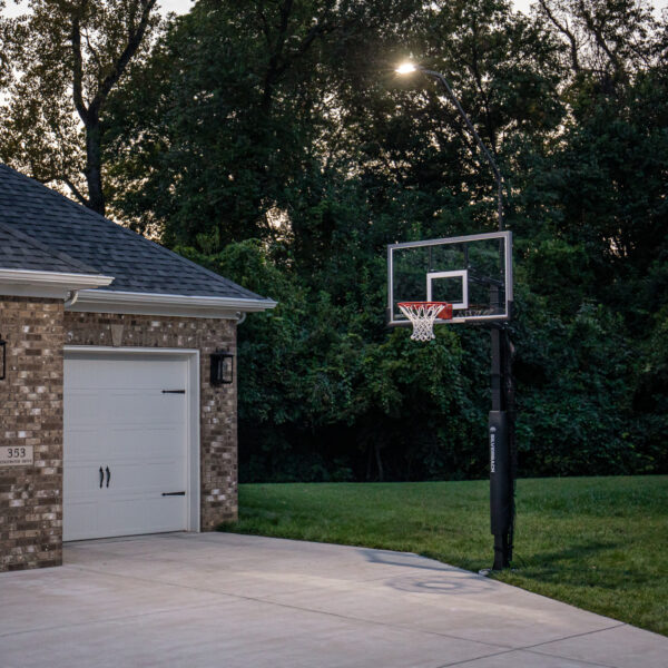 Silverback LED Basketball Hoop Light Illuminates Backboard, Rim, and Court and Fits Most in-Ground Hoops - Image 6