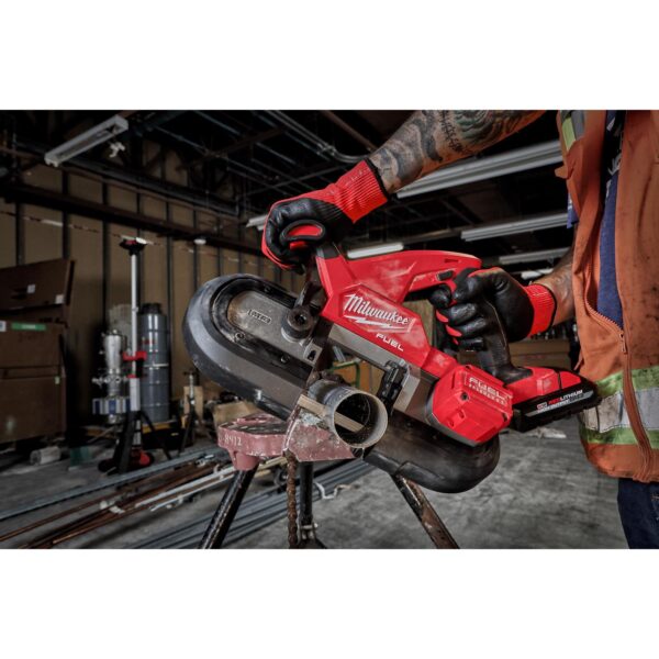 M18 FUEL Cordless Brushless 3-1/4 in. Compact Dual-Trigger Band Saw Tool Only - Image 2