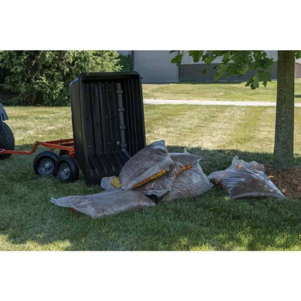 Agri-Fab 45-0594 4-Wheel Poly and Steel Convertible Pull/Tow Garden Dump Cart - Image 6