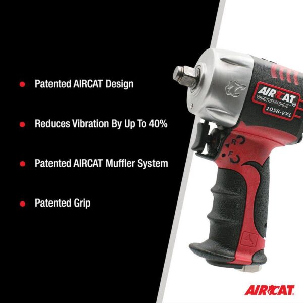 AIRCAT 1058-VXL 1/2 in. Compact Impact Wrench - Image 5