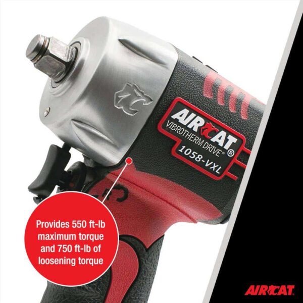 AIRCAT 1058-VXL 1/2 in. Compact Impact Wrench - Image 4