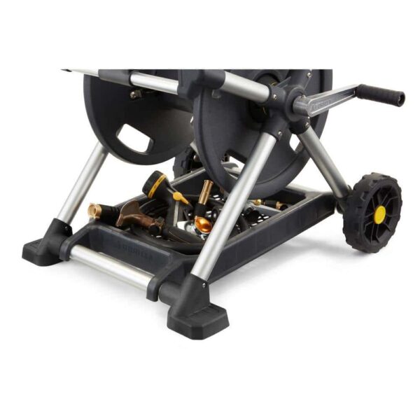 Gorilla GRM-200G 200 ft. Aluminum Zero Rust Premium Mobile Hose Reel - Image 4