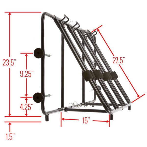 TBBC-4 4-Bike Pickup Truck Bed Bicycle Rack - Image 7