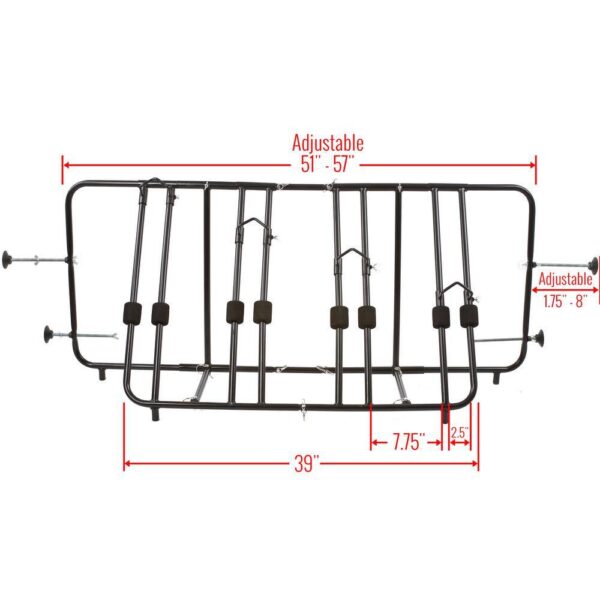 TBBC-4 4-Bike Pickup Truck Bed Bicycle Rack - Image 6