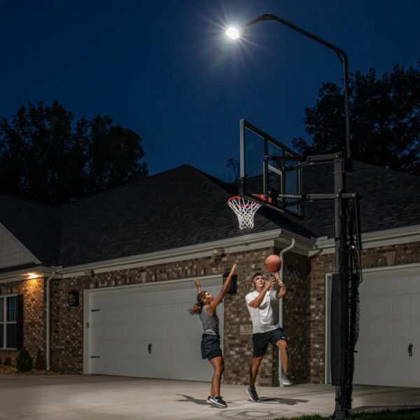 Silverback LED Basketball Hoop Light Illuminates Backboard, Rim, and Court and Fits Most in-Ground Hoops - Image 4