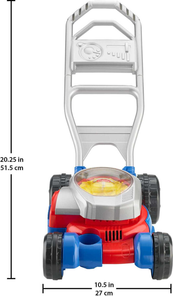 Fisher-Price Bubble Mower with Realistic Sounds, Push and Pull - Image 5