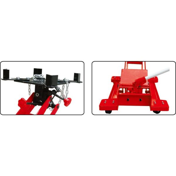 TR4076 1,000 lbs. Transmission Floor Jack - Image 2