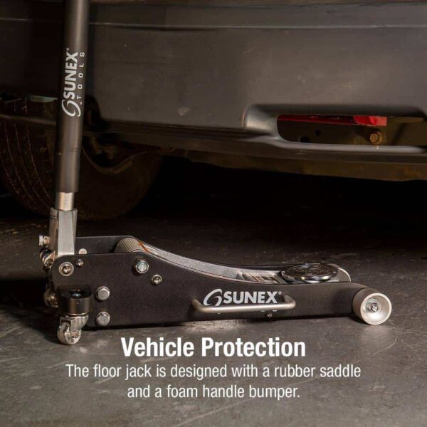 SUNEX TOOLS 6602ASJ 2-Ton Aluminum Service Jack with Quick Lifting System - Image 5