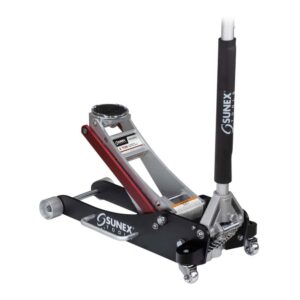 SUNEX TOOLS 6602ASJ 2-Ton Aluminum Service Jack with Quick Lifting System
