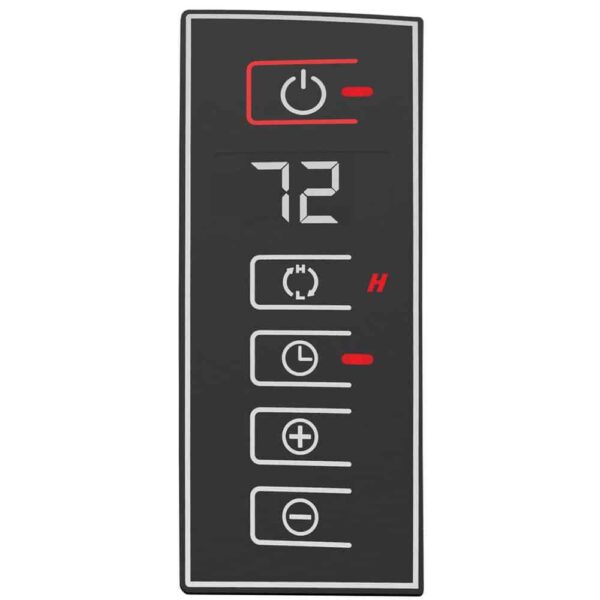 CC24910 23 in. Electric Cyclonic Ceramic Console Heater with Remote - Image 4