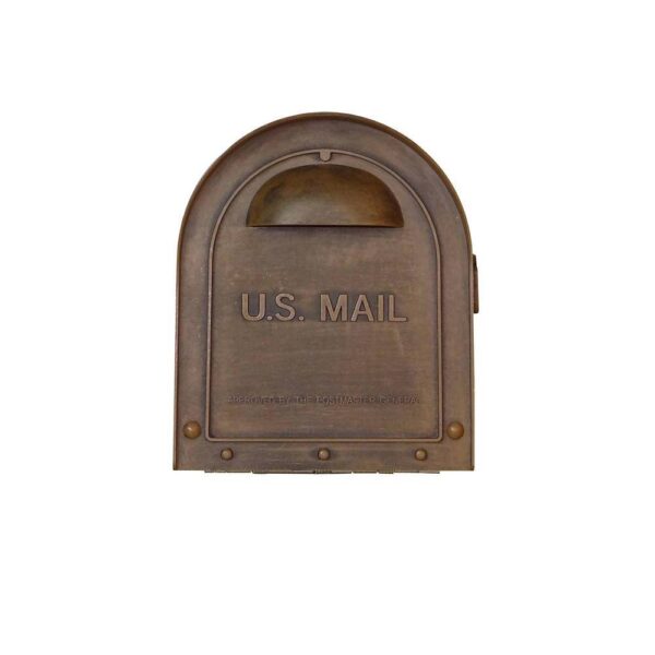 Special Lite Products SCC-1008-CP Classic Copper Post Mount Mailbox - Image 4