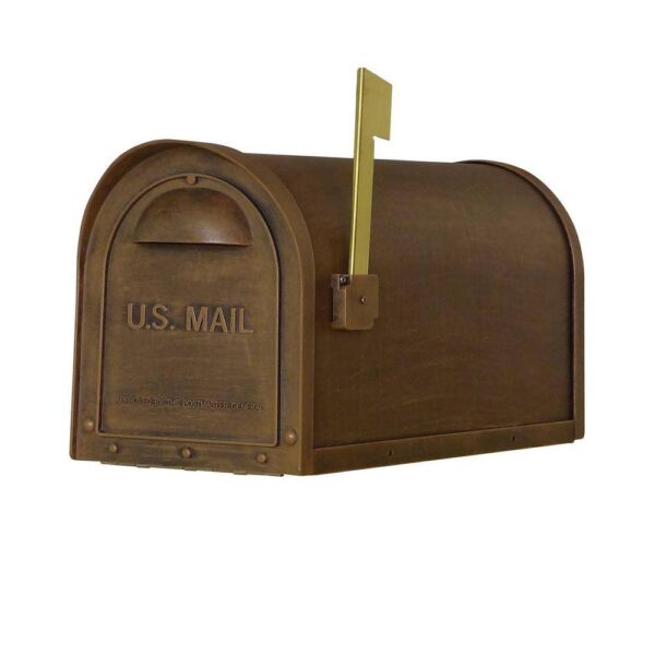 Special Lite Products SCC-1008-CP Classic Copper Post Mount Mailbox - Image 2