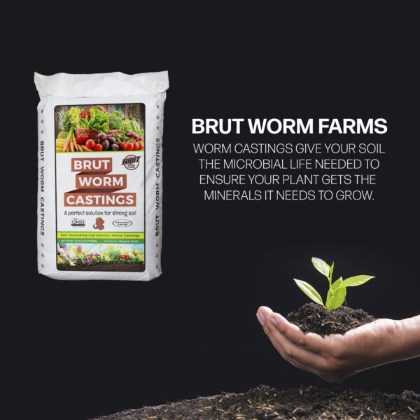 Organic Worm Castings Soil Builder, 30 Pound Bag (10 Pack) - Image 6