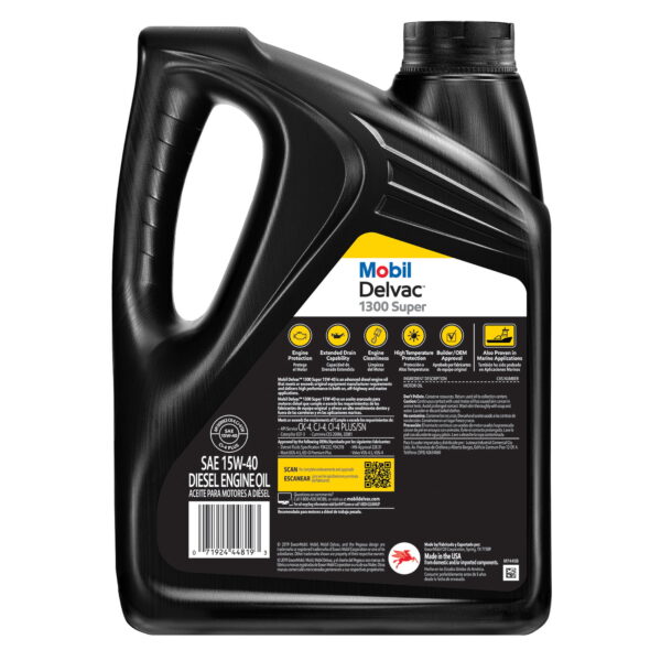 1300 Super Heavy Duty Synthetic Blend Diesel Engine Oil 15W-40, 1 Gal (4 pack) - Image 3