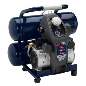 Campbell Hausfeld DC040500 4.6 Gal. Twinstack Electric Quiet Compressor