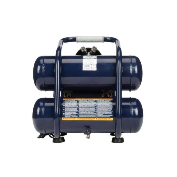 Campbell Hausfeld DC040500 4.6 Gal. Twinstack Electric Quiet Compressor - Image 6