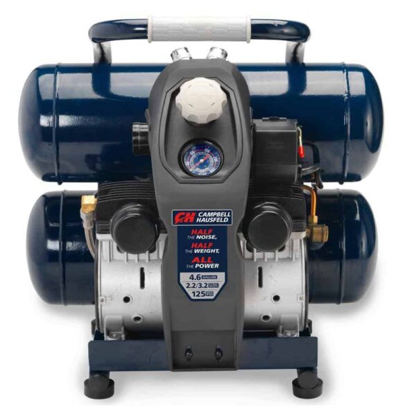 Campbell Hausfeld DC040500 4.6 Gal. Twinstack Electric Quiet Compressor - Image 7