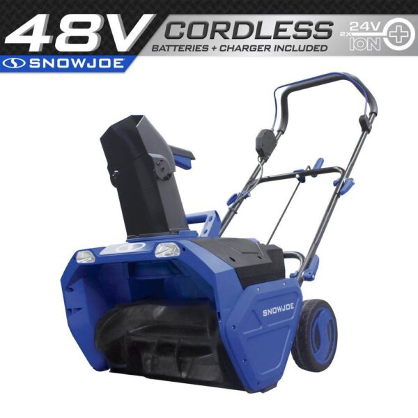 24V-X2-20SB 20 in. 48-Volt Single-Stage Cordless Electric Snow Blower Kit with 2 x 4.0 mAh Batteries Plus Charger - Image 3