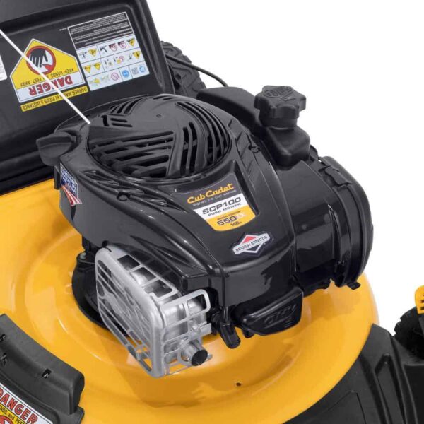 Cub Cadet SCP100 21 in. 140cc Briggs And Stratton Engine 3-in-1 Gas Walk Behind Push Lawn Mower - Image 6
