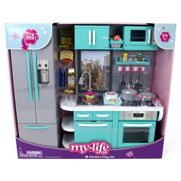 My Life As Full Kitchen Playset with Light   Sound for 18” Doll - Image 3