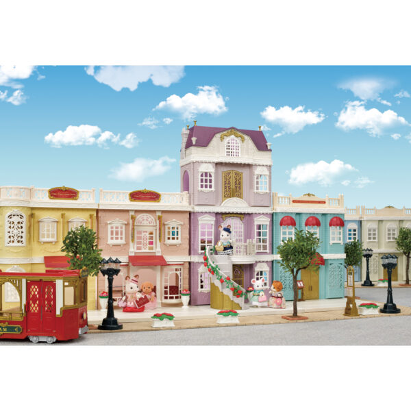 Town Series Elegant Town Manor Gift Set, Dollhouse Playset with Figure, Furniture and Accessories - Image 5