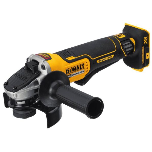 20V MAX XR Cordless Brushless 4-1/2 in. Paddle Switch Small Angle Grinder with 20V 3.0Ah Battery and Charger - Image 5