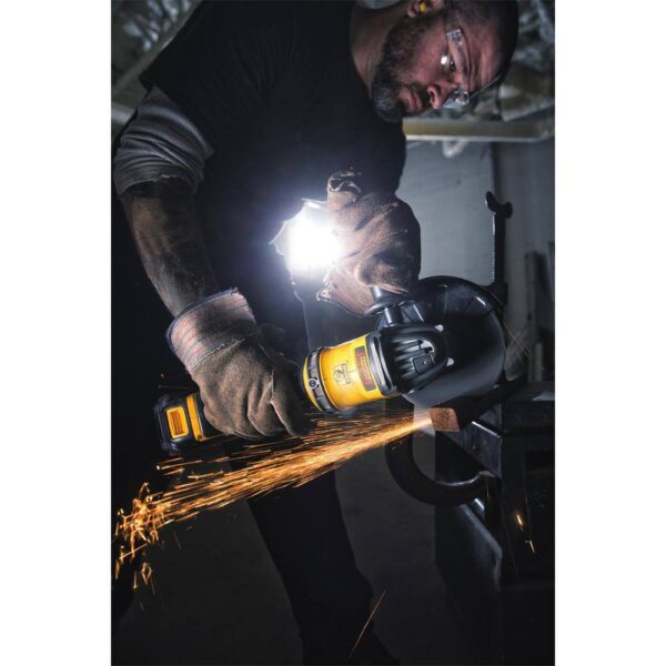 20V MAX XR Cordless Brushless 4-1/2 in. Paddle Switch Small Angle Grinder with 20V 3.0Ah Battery and Charger - Image 9