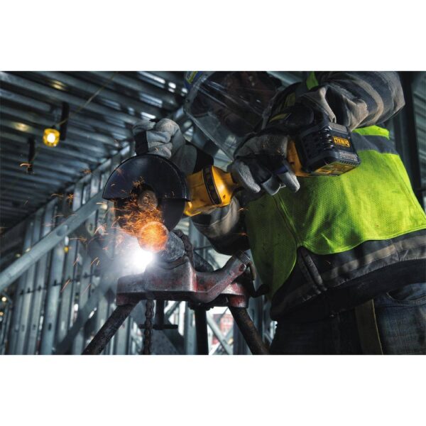 20V MAX XR Cordless Brushless 4-1/2 in. Paddle Switch Small Angle Grinder with 20V 3.0Ah Battery and Charger - Image 8