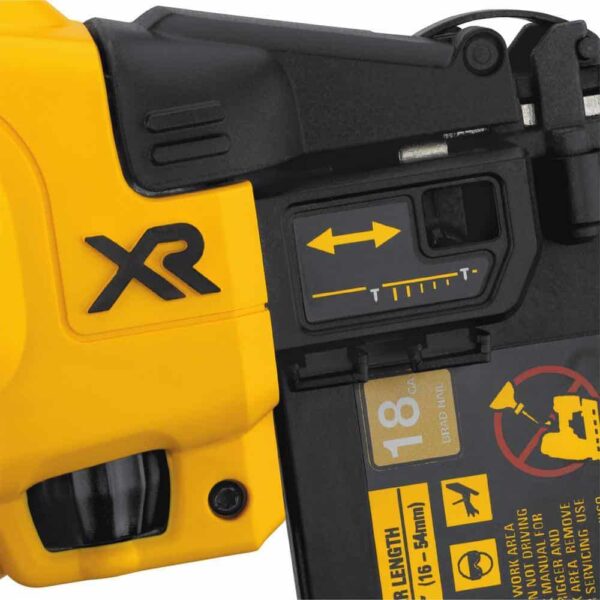 DCN680BW230C 20V MAX XR Lithium-Ion 18-Gauge Nailer, (1) 3.0Ah Battery, and Charger - Image 10