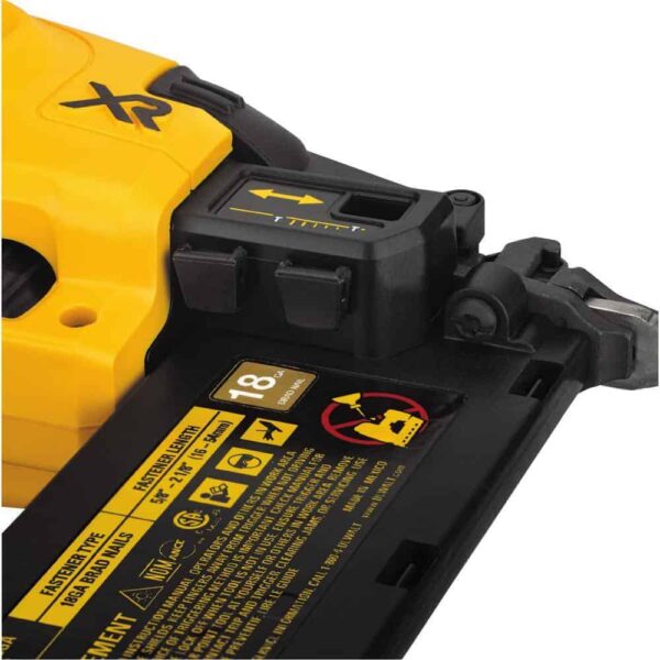 DCN680BW230C 20V MAX XR Lithium-Ion 18-Gauge Nailer, (1) 3.0Ah Battery, and Charger - Image 11