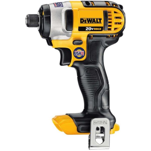 20V MAX XR Lithium-Ion 18-Gauge Cordless Brad Nailer Kit, 1/4 in. Impact Driver, (1) 2.0Ah Battery, and Charger - Image 4