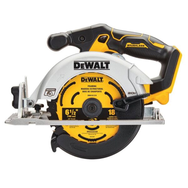 DCS565BWDCB240 20V MAX Cordless Brushless 6-1/2 in. Circular Saw with 20V MAX Compact Lithium-Ion 4.0Ah Battery Pack - Image 3
