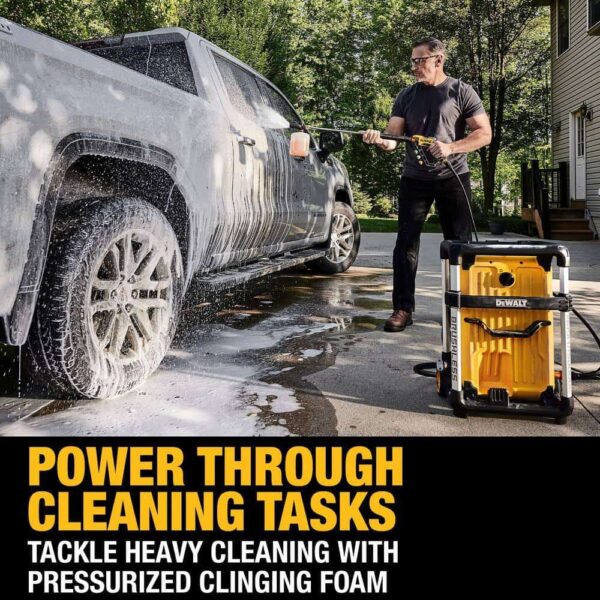 DWPW3000 3000 PSI 1.1 GPM 15 Amp Cold Water Electric Pressure Washer with Internal Equipment Storage - Image 4