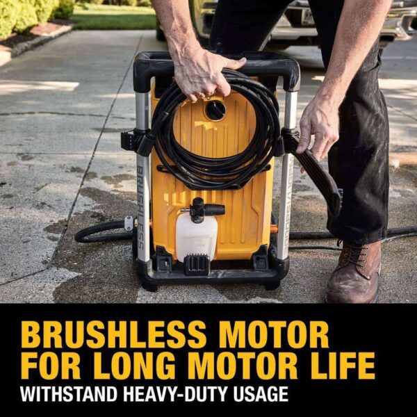 DWPW3000 3000 PSI 1.1 GPM 15 Amp Cold Water Electric Pressure Washer with Internal Equipment Storage - Image 12