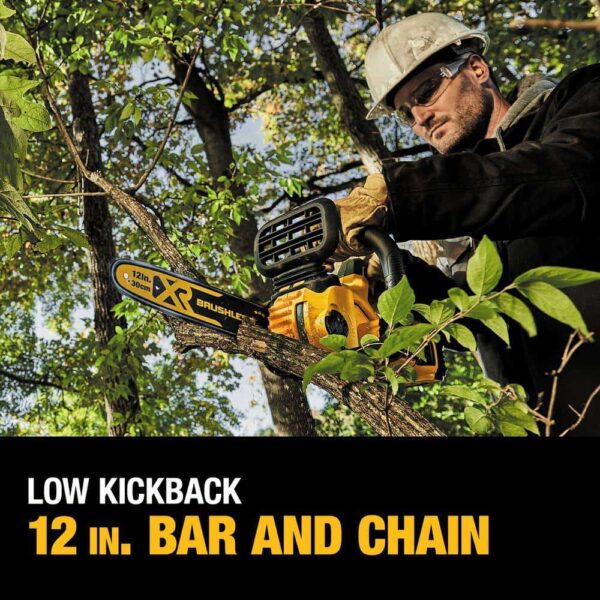 DCCS620BWPR320B 20V MAX 12in. Brushless Battery Powered Chainsaw   Pruner (Tools Only) - Image 4