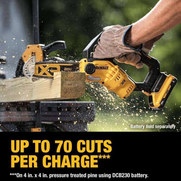 8 in. 20-Volt Pruning Electric Battery Chainsaw (Tool Only) - Image 5