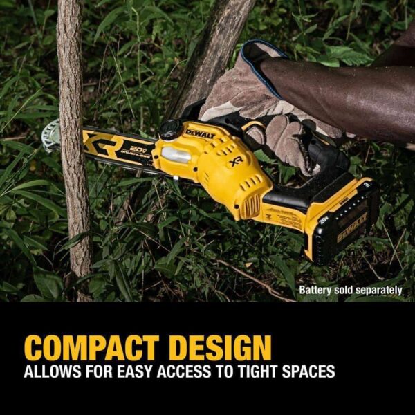 8 in. 20-Volt Pruning Electric Battery Chainsaw (Tool Only) - Image 8