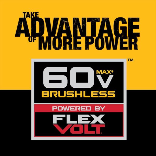 DCCS670B VOLT 60V MAX 16in. Brushless Cordless Battery Powered Chainsaw (Tool Only) - Image 12