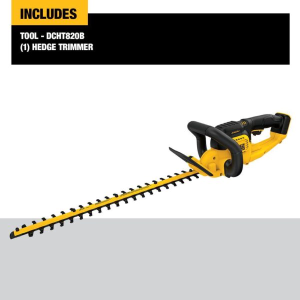 20V MAX 22 in. Lithium-Ion Cordless Hedge Trimmer with 20V MAX Compact Lithium-Ion 4Ah Battery and 12V to 20V Charger - Image 2