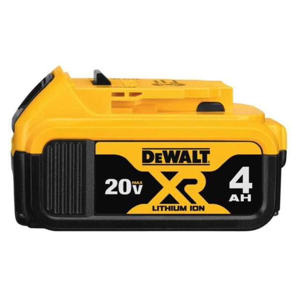 20V MAX 125 MPH 450 CFM Cordless Battery Powered Handheld Leaf Blower Kit with 6Ah and 4Ah Batteries, Charger and Bag - Image 8