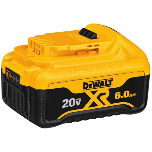 20V MAX 125 MPH 450 CFM Cordless Battery Powered Handheld Leaf Blower Kit with 6Ah and 4Ah Batteries, Charger and Bag - Image 7