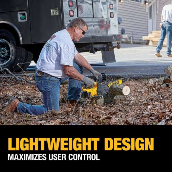 20V MAX 125 MPH 450 CFM Brushless Cordless Battery Powered Handheld Leaf Blower Kit   Cordless Chainsaw (Tool Only) - Image 6