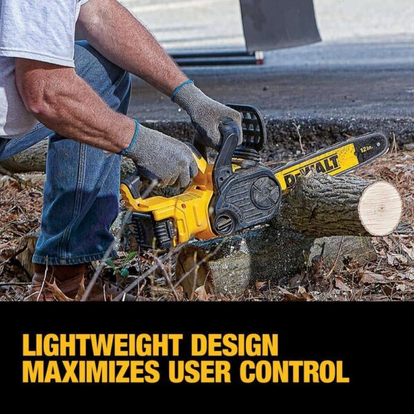 20V MAX 125 MPH 450 CFM Brushless Cordless Battery Powered Handheld Leaf Blower Kit   Cordless Chainsaw (Tool Only) - Image 7