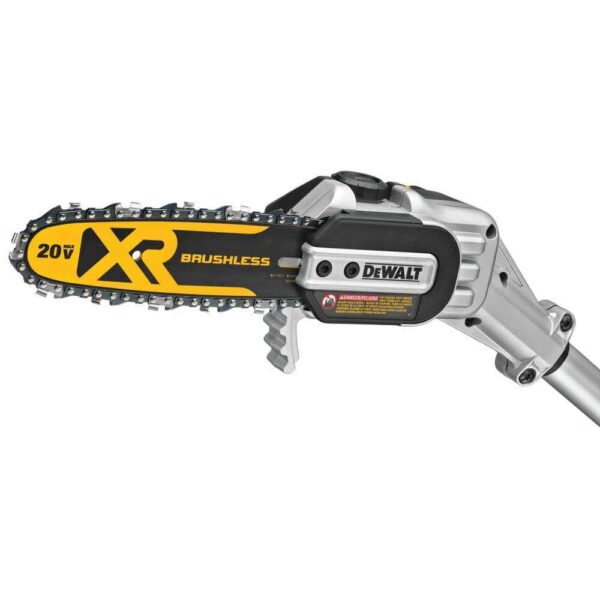 20V MAX 8in. Cordless Battery Powered Pole Saw + Hedge with (1) 4 AH Battery   Charger - Image 5