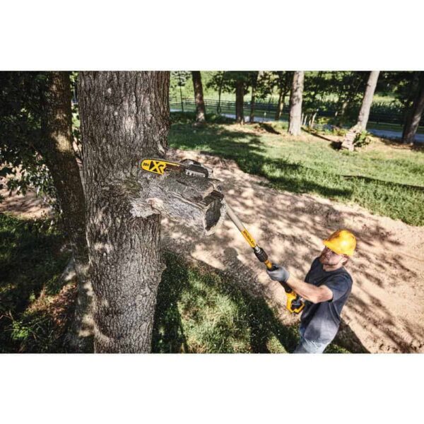 20V MAX 8in. Cordless Battery Powered Pole Saw + Hedge with (1) 4 AH Battery   Charger - Image 10