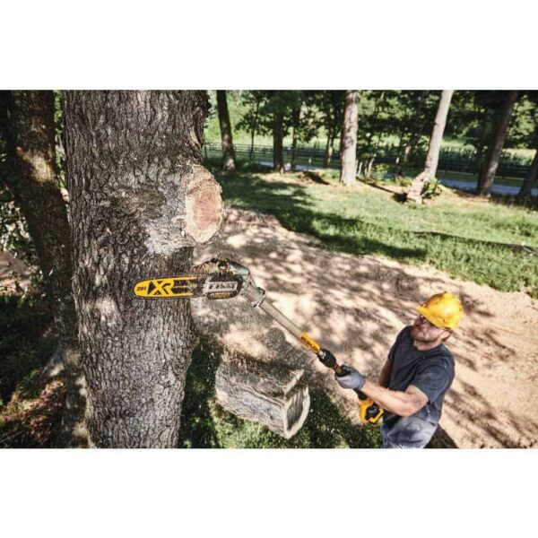 20V MAX 8in. Cordless Battery Powered Pole Saw + Hedge with (1) 4 AH Battery   Charger - Image 11