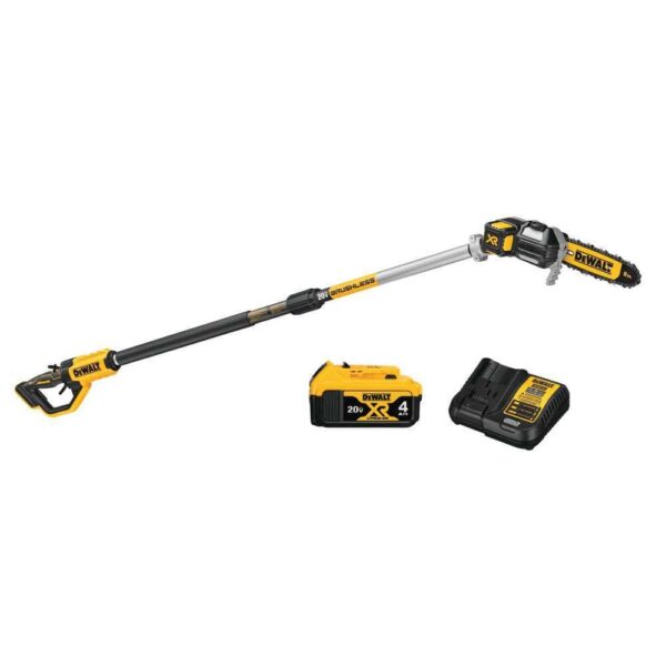 20V MAX 8in. Cordless Battery Powered Pole Saw + Hedge with (1) 4 AH Battery   Charger - Image 13