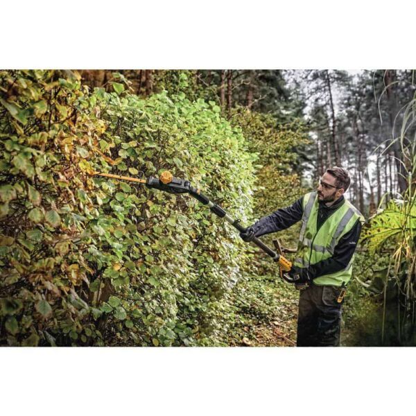 20V MAX 8in. Cordless Battery Powered Pole Saw + Hedge with (1) 4 AH Battery   Charger - Image 7