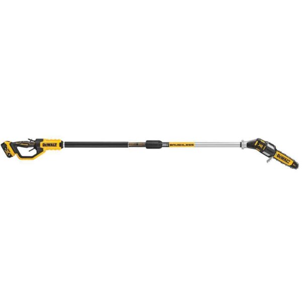 20V MAX 8in. Cordless Battery Powered Pole Saw + Hedge with (1) 4 AH Battery   Charger - Image 4